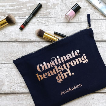 Obstinate Headstong Girl Makeup Bag, 2 of 2