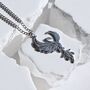 Silver Large Phoenix Necklace Gift, thumbnail 2 of 5