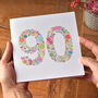 Girlie Things 90th Birthday Card, thumbnail 4 of 6