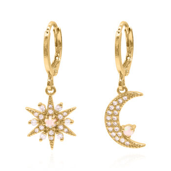 Esmae Moon And Star Earrings, 3 of 7