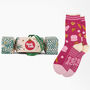 Cake Baking Bamboo Socks Women's Christmas Cracker Hanging Tree Decoration, thumbnail 1 of 5