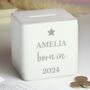 Personalised Born In Money Box, thumbnail 2 of 4