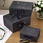 Personalised Luxury Black Gift Box Selection, thumbnail 1 of 7