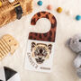 Personalised Safari Leopard Hanging Bedroom Door Sign, thumbnail 2 of 2