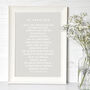 Personalised Godparent Poem A4 Print, thumbnail 2 of 4