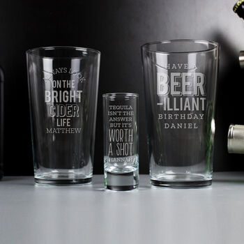 Personalised 'Worth A Shot' Shot Glass, 4 of 4