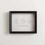 Personalised Three Globe Travel Memory Frame, thumbnail 6 of 10