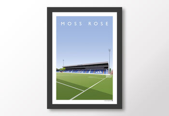 Macclesfield Moss Rose Mcilroy Stand Poster, 8 of 8