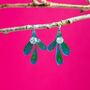 Christmas Mistletoe Drop Earring Christmas Gifts, thumbnail 2 of 6