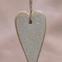 Glittered Wooden Heart Hanging Decoration, thumbnail 2 of 2