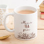 Funny Personalised Tea Or Gin Botanical Mug Gift, thumbnail 1 of 3