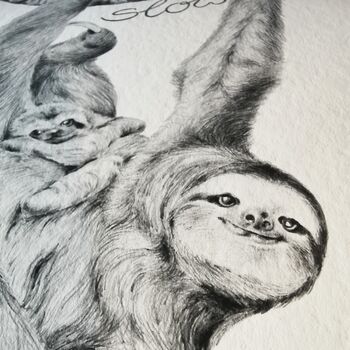 Sloth Art Print, 5 of 6