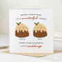 'Daddy Little Puddings' Personalised Christmas Card, thumbnail 3 of 7