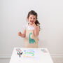 Personalised Dinosaur Craft Kids Apron, thumbnail 12 of 12