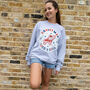 Christmas Rock And Roll Women's Grey Christmas Jumper, thumbnail 3 of 4