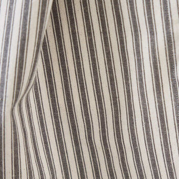 Grey Striped Cotton Kitchen Accessories, 4 of 5