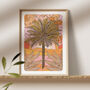 'Sunset Palm' Art Print, thumbnail 1 of 2