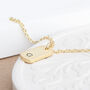 Monogrammed Tag Necklace, thumbnail 9 of 12