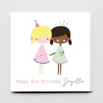 Happy Birthday Bestie Greeting Card, 4 of 6