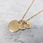 Gold Vermeil Plated Pinky Promise Necklace, thumbnail 1 of 4