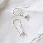 Sterling Silver Little Bird Dangly Earrings, thumbnail 5 of 10