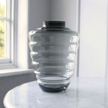 Smokey Glass Hive Vase, 2 of 2