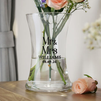 Personalised Waist Vase For Couple Wedding, 5 of 5