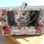 Large Cup And Saucer In Ditsy Pink Summertime Chintz Design, thumbnail 7 of 12