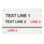 Personalised In And Outdoor Garden Street Sign, thumbnail 4 of 5