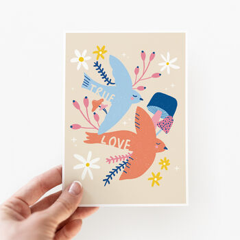 True Love Birds Valentine's Day Card, 3 of 4