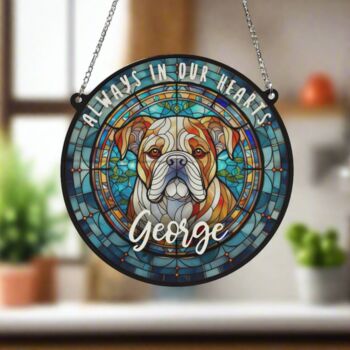 Bulldog Memorial Suncatcher, 3 of 7