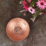 7th Anniversary Small Hammered Copper Ring Bowl, thumbnail 1 of 8