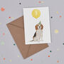 Beagle 3rd Birthday Card, thumbnail 1 of 3