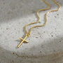 Slim Cross Pendant Necklace, thumbnail 2 of 6