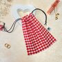 Red Gingham Birthday Gift Sack, thumbnail 1 of 8