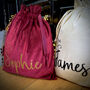 Personalised For Name Christmas Eve Sack Or Stocking, thumbnail 4 of 7