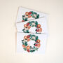 Animal Wreath Christmas Cards, thumbnail 2 of 4