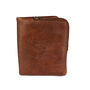'Lander' Men's Leather Bi Fold Wallet In Cognac, thumbnail 3 of 8