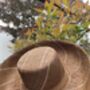 Large Brim Fold Up Straw Hat, thumbnail 8 of 11
