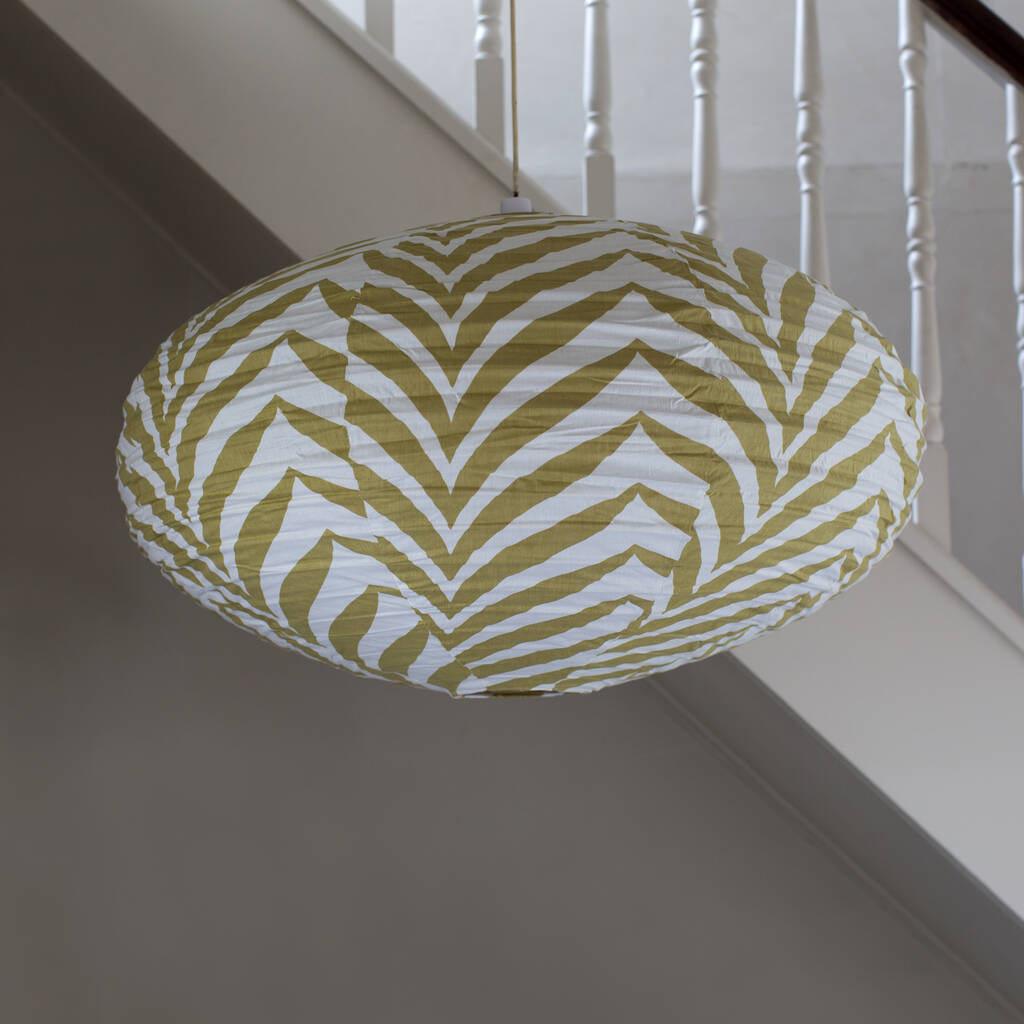 Zebra Print Lampshade By Home Address
