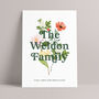 Everlasting Blooms: Family Tree Birth Flower Print, thumbnail 7 of 12