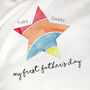 Personalised First Father's Day Star Baby Grow, thumbnail 2 of 2