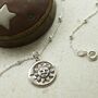Sterling Silver Sun And Moon Necklace, thumbnail 3 of 5