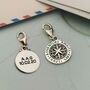 Travel Safe Personalised St Christopher Silver Charm, thumbnail 3 of 10