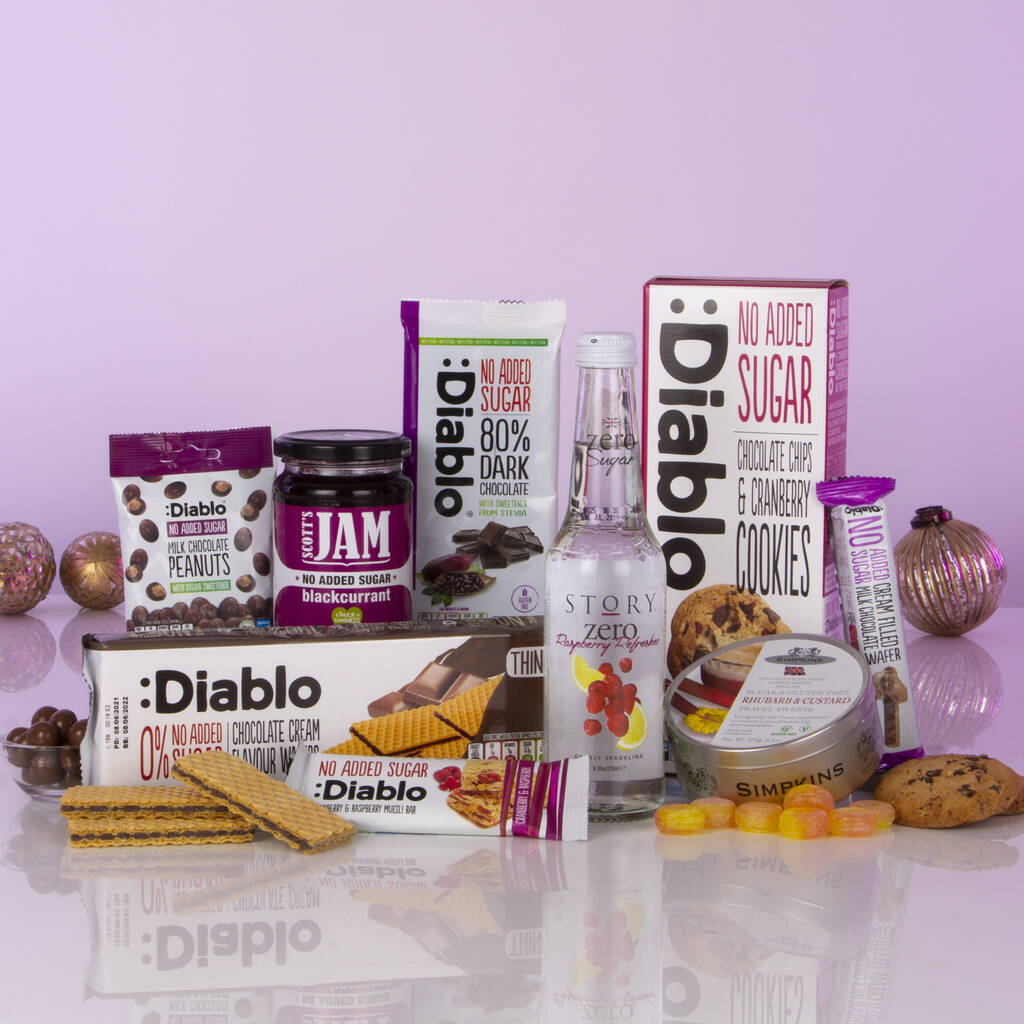 Lovingly Low Sugar Hamper Gift By Virginia Hayward