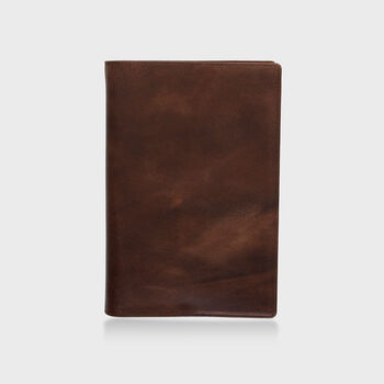 Engraved Vintage Leather Personalised Notebook Journal Diary, 8 of 8