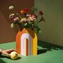 Decorative Paper Vase ‘Riviera Arch’, thumbnail 1 of 5