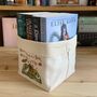 “Between The Pages” Fantasy Book Basket – Small Canvas Storage For Paperback Lovers, thumbnail 3 of 3