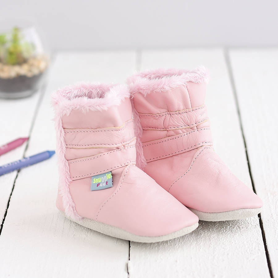 baby boots pink
