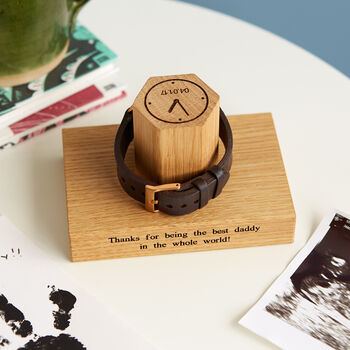 Personalised Time And Date Of Birth Watch Stand, 2 of 11
